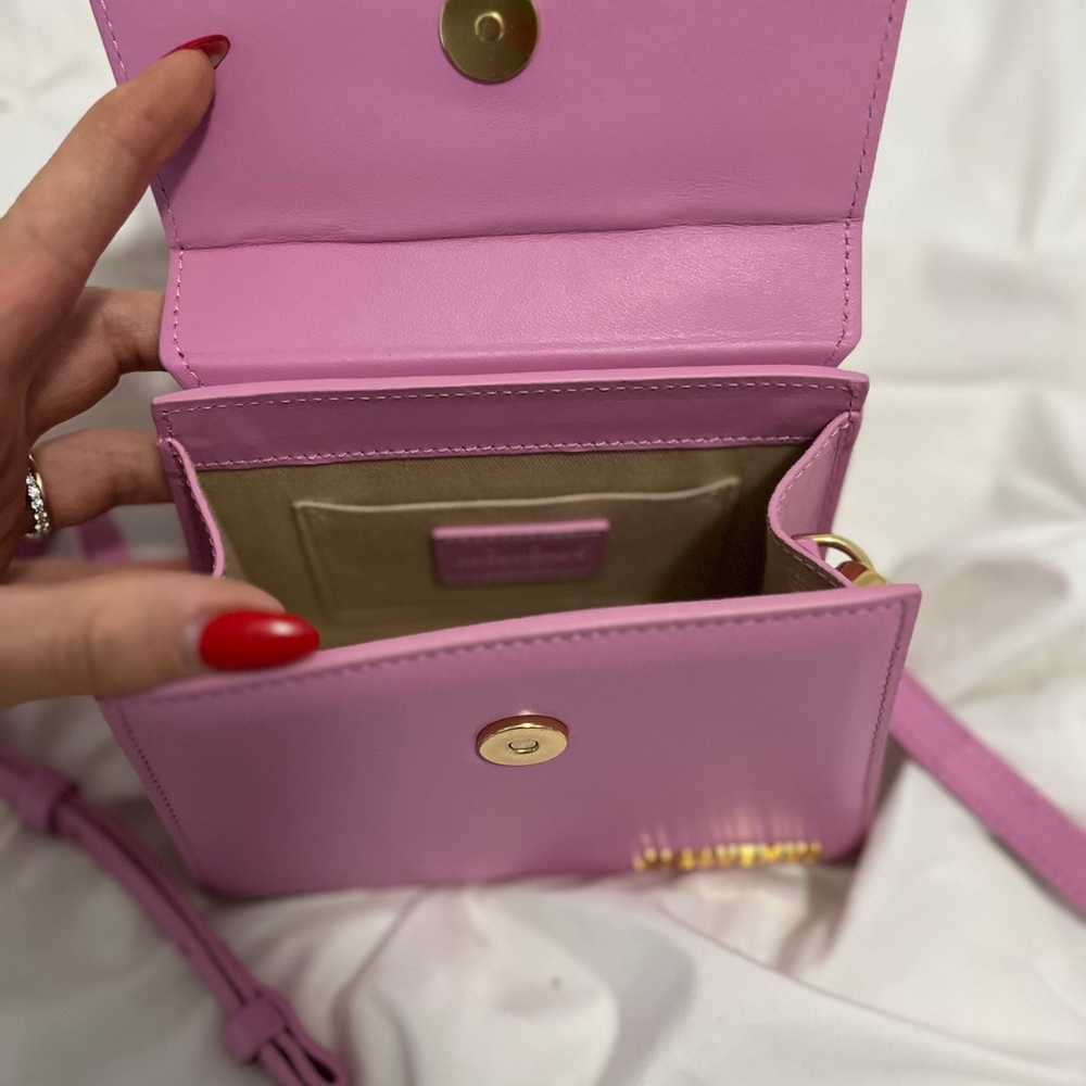 Jacquemus Pink Mini Bag with Structured Design and Top Handle - Picture 8 of 11